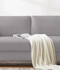 Daroo 3 Seater Sofa In Concrete Grey Colour
