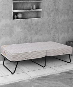 Dreamer Metallic Folding Bed in Black Colour
