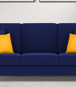 Nabi 3 Seater Sofa In Royal Blue Colour